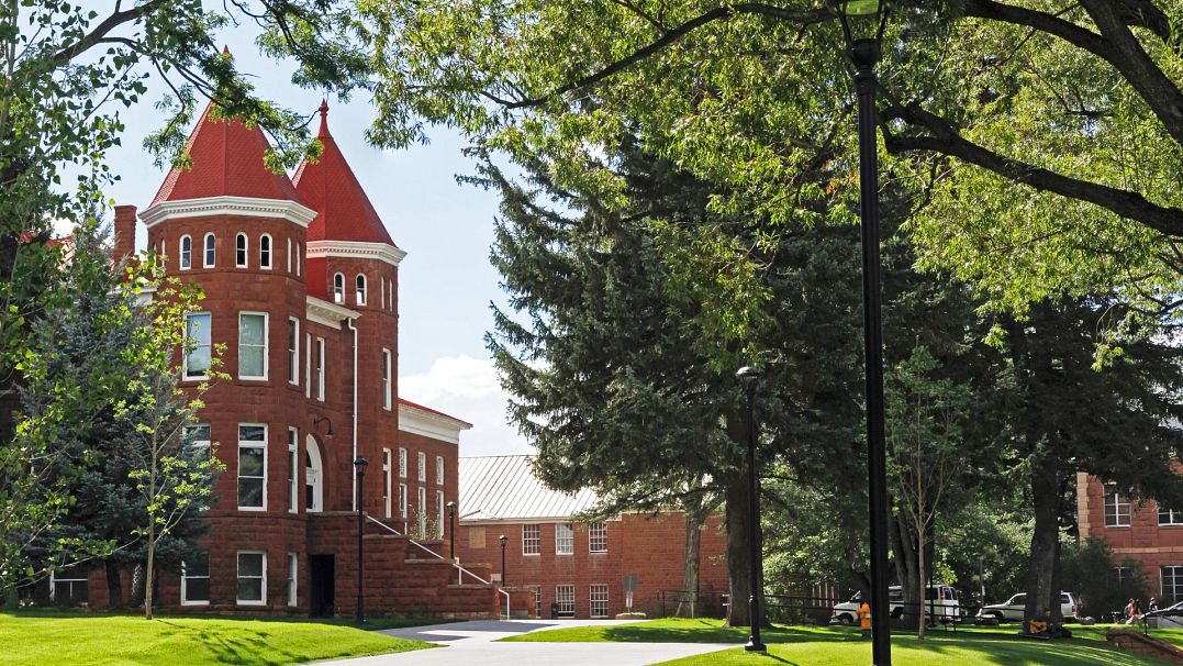 Image of the historic Old Main building on NAU's Flagstaff campus 
