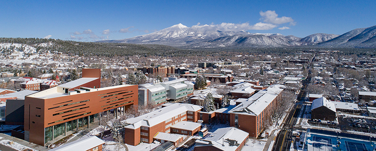 Overview image of the NAU campus